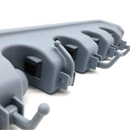 Wall bracket 11 accessories 5 garden/workshop tool holders and hanger 6 pcs - 884002 - Beast
