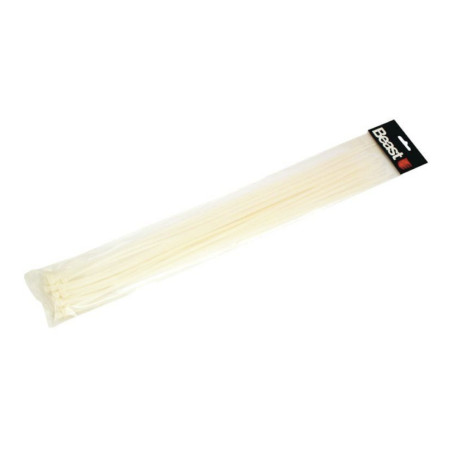 50 white nylon cable ties L. 190 x 4.7 mm - 198190 - Beast