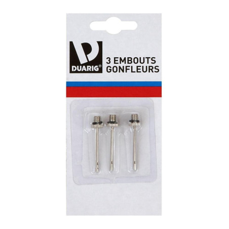 Embout de Gonflage x 3 – Pratique et Efficace – Idéal pour Pneus et Accessoires - RIBIMEX