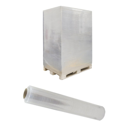 Manuelle Stretchfolie Transparent 450 mm x L. 270 Meter ( Ep. 17?) - - D-Work