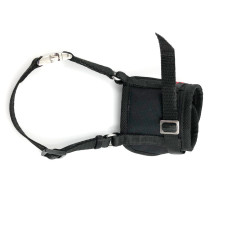Soft nylon dog muzzle with quick-release fastener Animood
