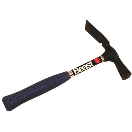 Marteau à Brique 600g - Acier, Poignée Ergonomique - Outil Idéal pour Maçonnerie - Beast