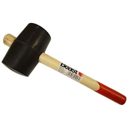 Maillet Caoutchouc 1200g - 90 mm - Résistant et Pratique - Beast - Beast