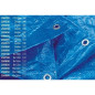 Bâche de Protection 3x5M - Résistante et Durable - Idéale pour Couvrir et Protéger - Beast