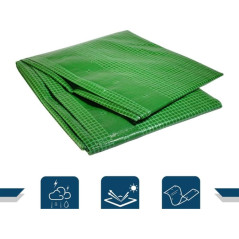 Bâche de Protection 4x6M - Résistante et Durable - Protection Optimale contre les Intempéries - Beast