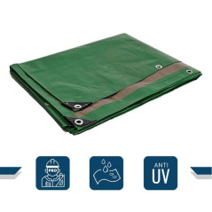 Bâche de Protection 3x5M - Résistante et Durable - Idéale pour Couvrir et Protéger - Beast