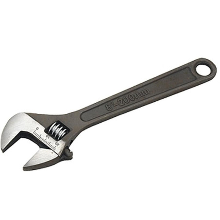 Clé à Molette 250 mm - Ajustable - Pratique et efficace - Efficace et robuste, Acier - Beast