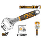Clé à Molette 250 mm - Ajustable, Acier - Pratique et Efficace - Beast