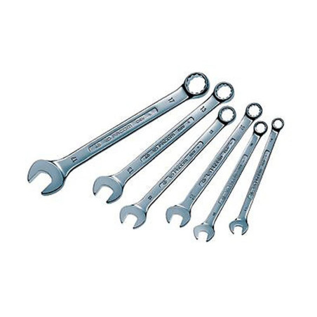 Jeu de Clés Mixtes 10-17 mm - 6 Pièces - Acier, Résistantes et Pratiques - Beast - Beast