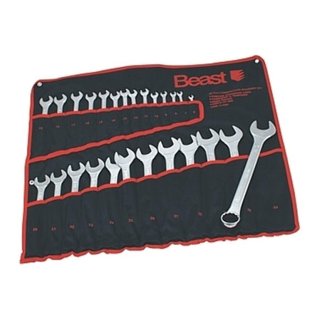 Jeu de Clés Mixtes 6-32 mm - Acier, Norme CV 26X - Polyvalent et Pratique - Beast