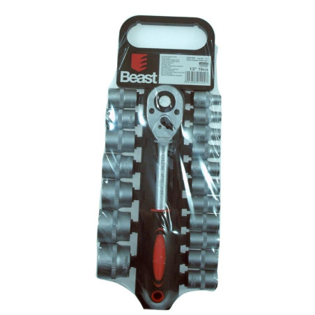 Clés à Douille 8-32 mm 1/2" - Acier, Norme CV 19X - Polyvalence et Précision - Beast