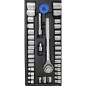 Coffret de Douilles 40 Pièces 4-13 mm - Acier, Norme 1/4''-3/8'' - Outils Pratiques et Polyvalents - Beast - Beast