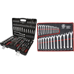 Coffret de Douilles 40 Pièces 4-13 mm - Acier, Norme 1/4''-3/8'' - Outils Pratiques et Polyvalents - Beast - Beast