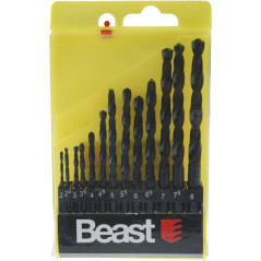 Jeu de Forets à Métaux 2-8 mm - HSS, 13 Pièces - Précision et Performance - Beast