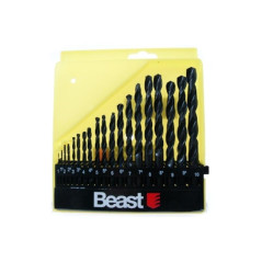 Jeu de Forets à Métaux 1-10 mm - 19 Pièces - Acier HSS - Précision et Performance - Beast