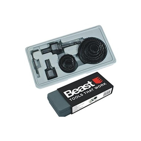 Scie Cloche 19-64 mm - 11 Pièces - Acier, Précision de Découpe - Beast - Beast