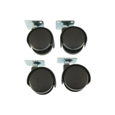Roulettes en Plastique 40mm - PP, Lot de 4 - Résistantes et Pratiques - Beast - Beast