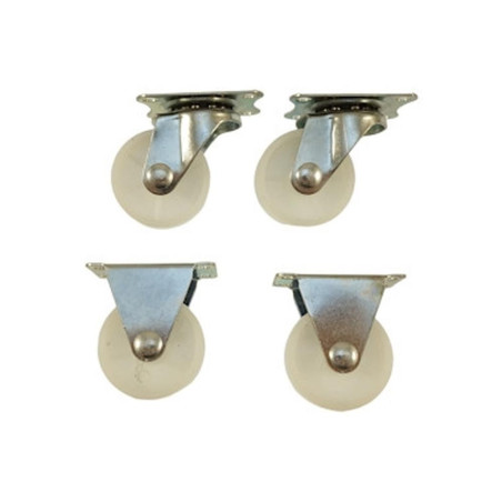 Roulettes Nylon 40 mm - Nylon 2+2 - Résistantes et Durables - Beast - Beast