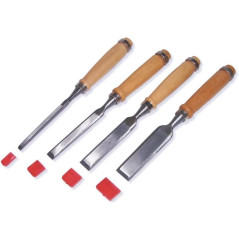 Jeu de Ciseaux Bois 4 Pièces - 6, 12, 18, 24 mm - Précision et Polyvalence - Beast