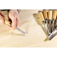 Jeu de Ciseaux Bois 4 Pièces - 6, 12, 18, 24 mm - Précision et Polyvalence - Beast