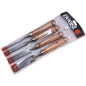 Jeu de Ciseaux Bois 4 Pièces - 6, 12, 18, 24 mm - Précision et Polyvalence - Beast