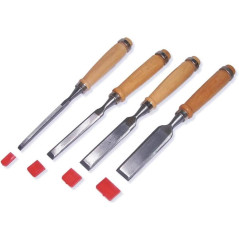 Jeu de Ciseaux Bois 4 Pièces - 6, 12, 18, 24 mm - Précision et Polyvalence - Beast