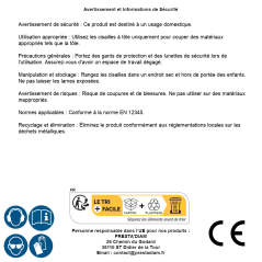 Jeu de Cisailles à Tôle 250 mm - 3x - Précision et Efficacité - Beast - Beast