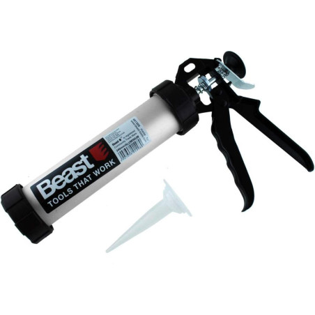 Pistolet à Mastic 240 mm - Aluminium, Professionnel - Application Précise et Efficace - Beast - Beast