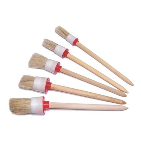 Assortiment de Pinceaux 5x - Tailles 2, 4, 6, 8, 10 - Idéal pour Peinture et Détails - Beast
