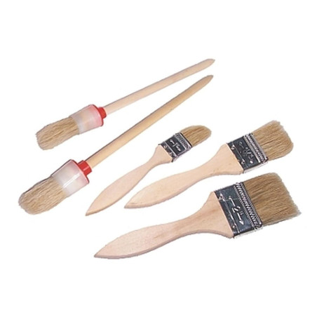 Assortiment de Pinceaux 1-2'' - 3x - No. 4-6 - Précision et polyvalence - Usage Professionnel - Beast