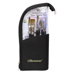Assortiment de Pinceaux 7x - 7 Pinceaux - Polyvalents pour Peinture - Idéal pour Artistes - Beast