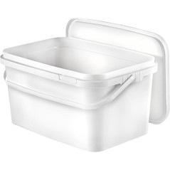 Seau Rectangulaire Medium 65L - Capacité 65L - Pratique et Résistant - Beast - Beast
