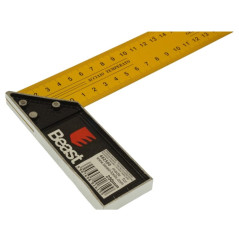 Équerre de Charpentier 250 mm - Outil de Précision - Construction et Mesure - Beast - Beast