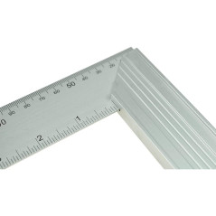 Équerre de Charpentier 250 mm - Aluminium, Précision et Durabilité - Outil Indispensable pour Menuiserie - Beast