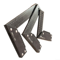 Équerre de Charpentier 250 mm - Aluminium, Précision et Durabilité - Outil Indispensable pour Menuiserie - Beast