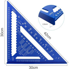 Équerre de Charpentier 300 mm - Outil de Précision - Construction et Mesure - Beast - Beast