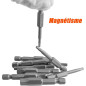 Jeu d'Embouts Magnétiques 7x - Précision et Polyvalence - Idéal pour Vis et Boulons - Beast