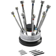Jeu de Tournevis Horloger 11 pcs - Précision et Polyvalence - Outils Indispensables pour Horlogers - Beast