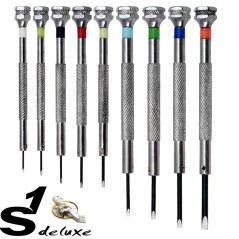 Jeu de Tournevis Horloger 11 pcs - Précision et Polyvalence - Outils Indispensables pour Horlogers - Beast