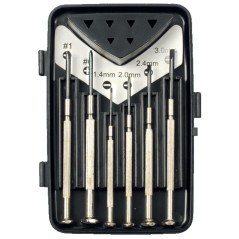 Jeu de Tournevis Horloger 6 pcs - Précision et Polyvalence - Idéal pour Réparations Fines - Beast