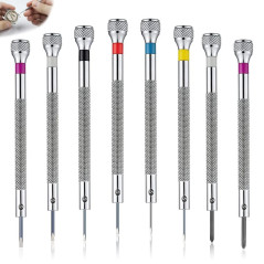 Jeu de Tournevis Horloger 6 pcs - Précision et Polyvalence - Idéal pour Réparations Fines - Beast