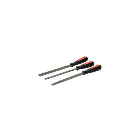 Jeu de Rapes 200 mm - 3 Pièces, Acier - Outils de Précision pour Finitions - Beast