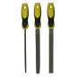Jeu de Rapes 200 mm - 3 Pièces, Acier - Outils de Précision pour Finitions - Beast