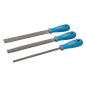 Jeu de Rapes 200 mm - 3 Pièces, Acier - Outils de Précision pour Finitions - Beast