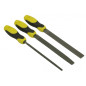 Jeu de Rapes 200 mm - 3 Pièces, Acier - Outils de Précision pour Finitions - Beast