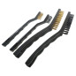 Jeu de Brosses 4x - 2x 40mm + 2x 85mm en Laiton et Nylon - Polyvalent et Efficace - Beast