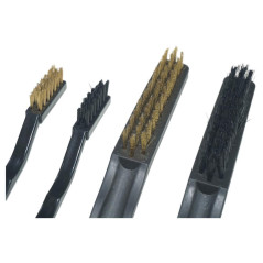 Jeu de Brosses 4x - 2x 40mm + 2x 85mm en Laiton et Nylon - Polyvalent et Efficace - Beast