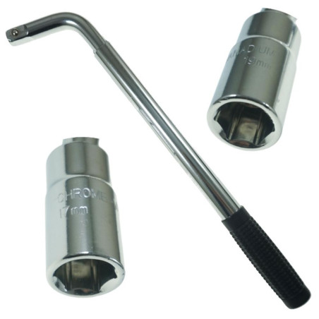 Clé Démonté-Roues Télescopique 17-19 mm - 1/2'' - Pratique et Efficace - Beast