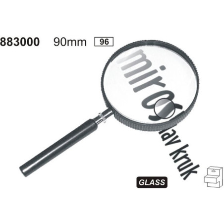 Loupe 90 mm - Agrandissement Pratique - Idéale pour Détails Fins - Beast
