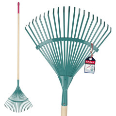 Râteau à Feuilles 430 mm - Utilisation Pratique, Léger et Efficace - Jardinage Simplifié - Beast